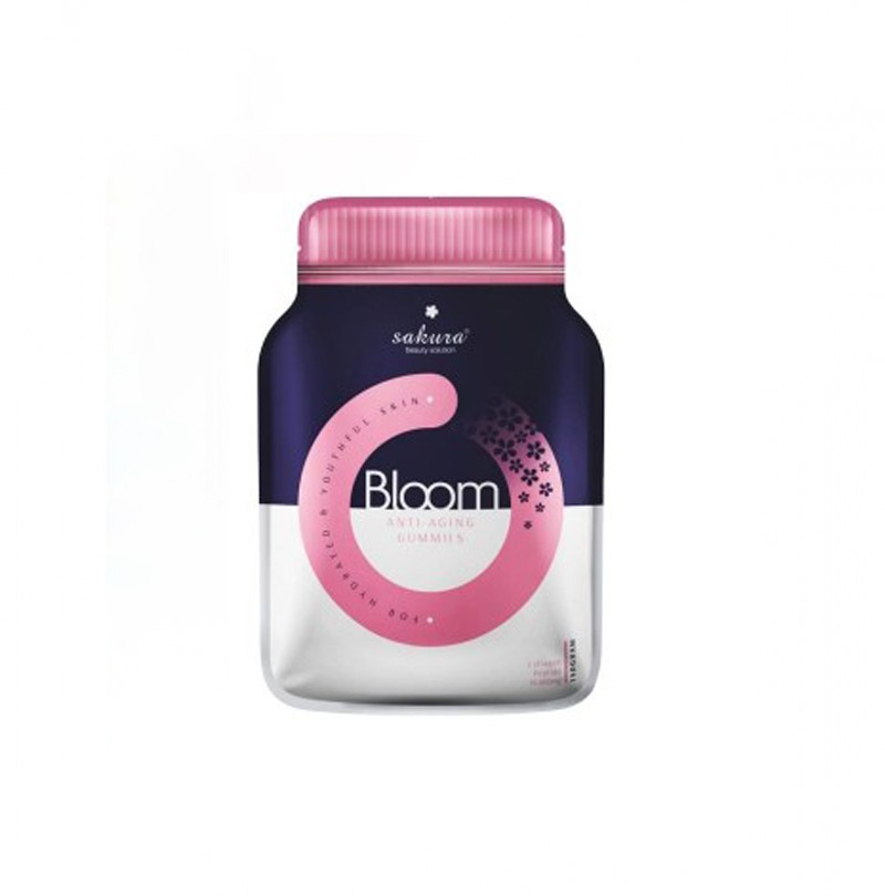 Gummy làm đẹp Collagen Sakura Bloom Anti - Aging Collagen Gummies 140g/35 viên