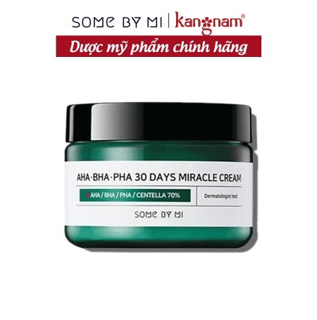 Kem Dưỡng Giảm & Ngăn Ngừa Mụn Some By Mi AHA-BHA-PHA 30 Days Miracle Cream 60g