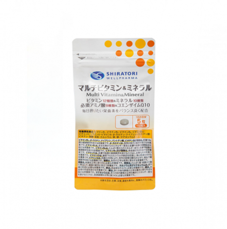 Vitamin Tổng Hợp & Khoáng Chất Shiratori Multi Vitamin & Mineral 150 Viên